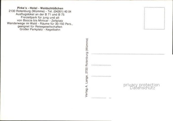 Rotenburg Wuemme Pirkes Hotel Waldschlößchen – Bild 2