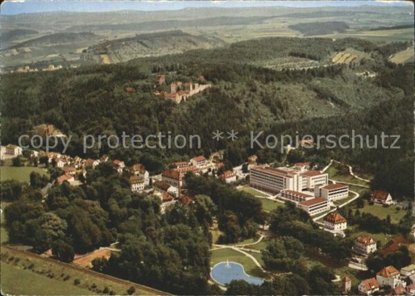 Bad Neustadt Sanatorium Fränkische Saale Fliegeraufn