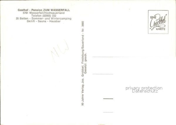 Wasserfall Bestwig Gasthaus Pension Zum Wasserfall – Bild 2