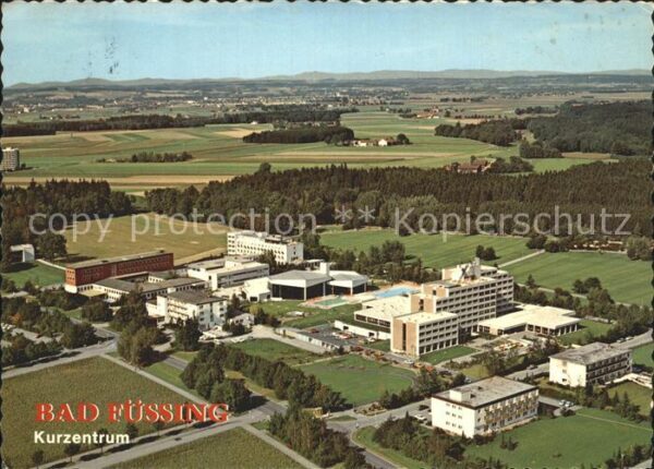 Bad Fuessing Fliegeraufnahme Kurzentrum