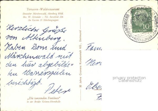 Altenberg Rheinland Terrassen-Waldrestaurant – Bild 2