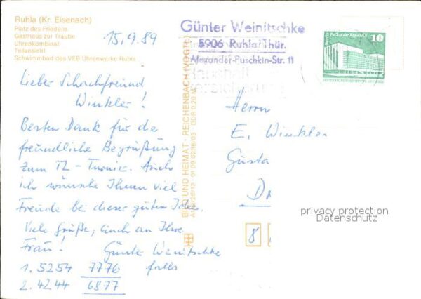 Ruhla Platz des Friedens Gasthaus zur Traube – Bild 2