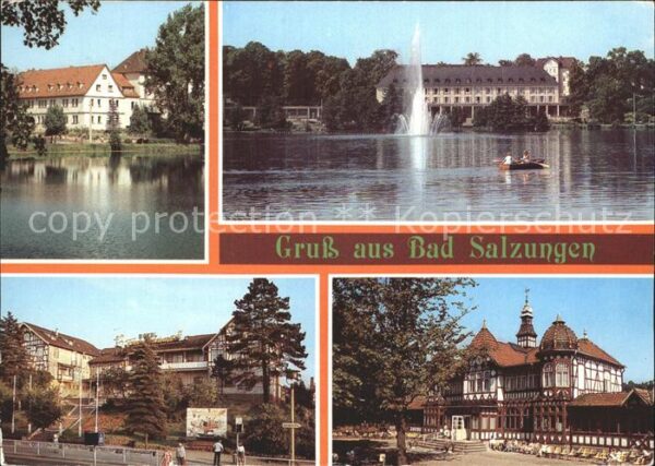 Bad Salzungen Hufeland Sanatorium Kurhaus am Burgsee