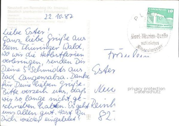 Neustadt Rennsteig ERholungsheim Kammweg Waldbaude Dreiher – Bild 2