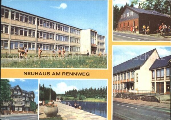 Neuhaus Rennweg Leunawerke Rennsteigbaude Erholungsheim