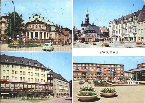 Zwickau Sachsen Schumannplatz Milchbar Hauptmarkt RingC