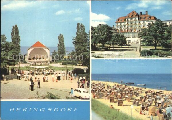 Heringsdorf Ostseebad Usedom Konzertplatz Heim-Solidarität Strand