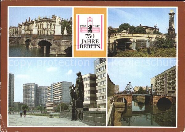 Berlin Friedrichsbrücke Gertraudenbrücke Jungf