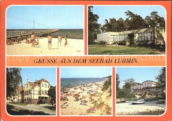 Lubmin Ostseebad Strand Postamt Hotel am Meer