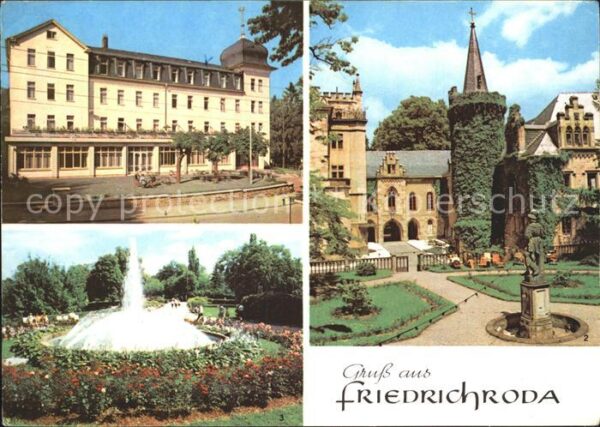 Friedrichsroda Schloß Reinhardsbrunn FDGB Heim Hermann