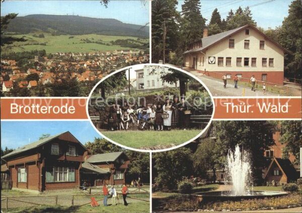 Brotterode Großer Inselsberg Waldgaststätte Gehege