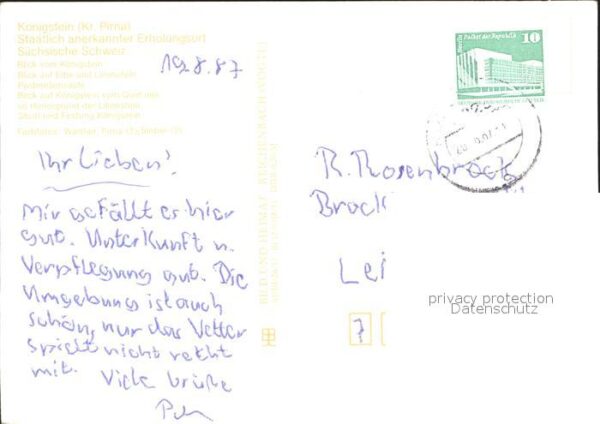 Koenigstein Saechsische Schweiz Elbe Lilienstein Postmeilensäule – Bild 2