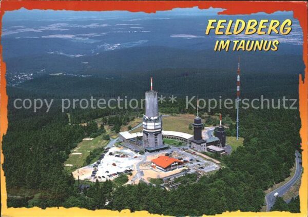 Feldberg Taunus Fliegeraufnahme mit Sendetürmen