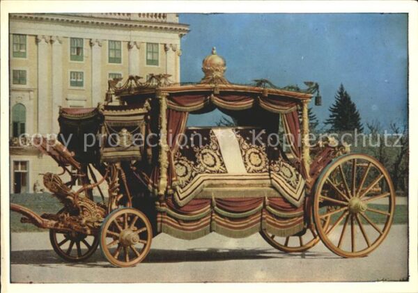 Pferdekutschen Roter Leichenwagen Wiener Hof Museum Wa