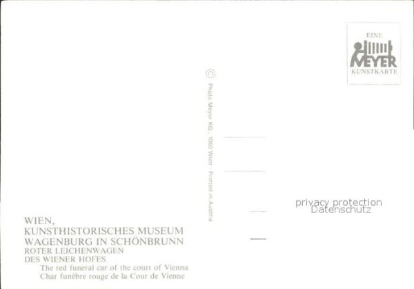 Pferdekutschen Roter Leichenwagen Wiener Hof Museum Wa – Bild 2
