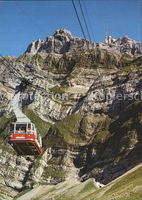 Seilbahn Säntis Schwägalp Gyrenspitz