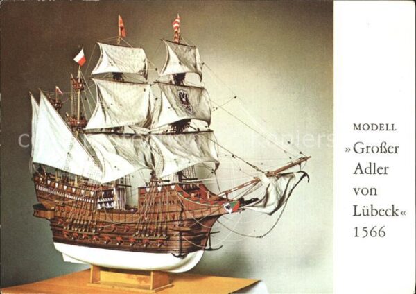 Modellbau Segelschiff Grpsser Adler von Lübeck 15