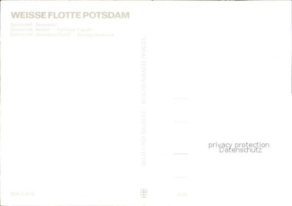 Motorschiffe Sansoucci Weisse Flotte Potsdam – Bild 2