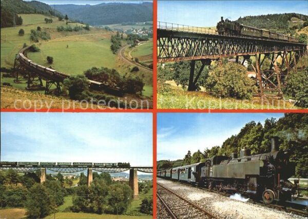 Lokomotive Museumsbahn Wutachtal Biesenbach-Viaduk