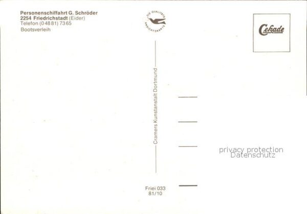 Motorboote Bootsverleih Rundfahrt Friedrichstadt S – Bild 2
