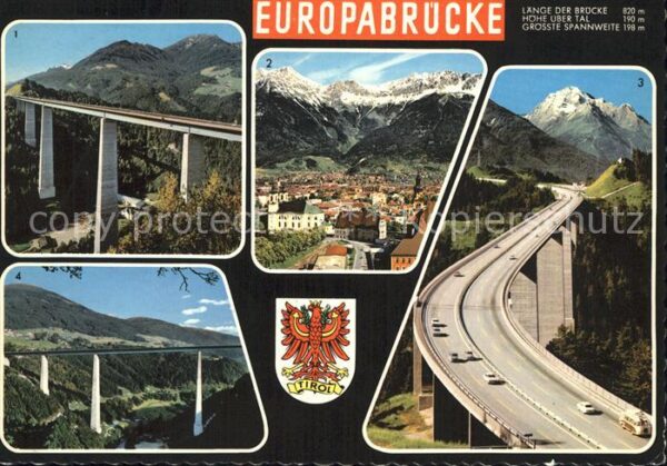 Bruecken Bridges Ponts Eurobrücke Tirol Nockspitze Innsbruck N