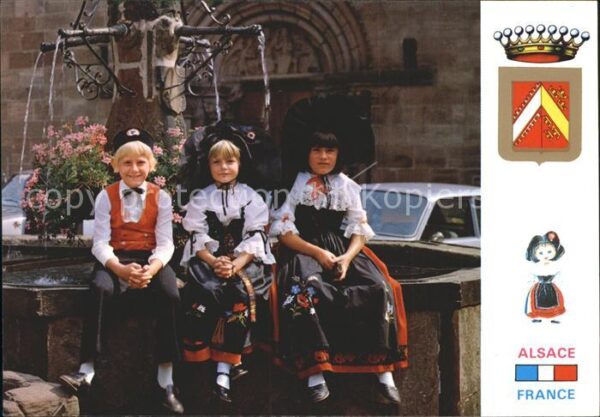 Trachten Alsace Enfants Kinder