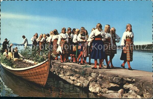 Trachten Schweden Dalarna Rättviks kyrka