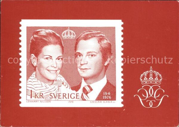 Adel Schweden König Carl XVI. Gustaf Königin Silvia S