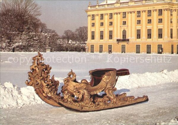 Schlitten Schnee Karussel-Schlitten Königin Maria Theres