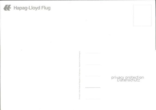 Flugzeuge Zivil Hapag-Lloyd – Bild 2