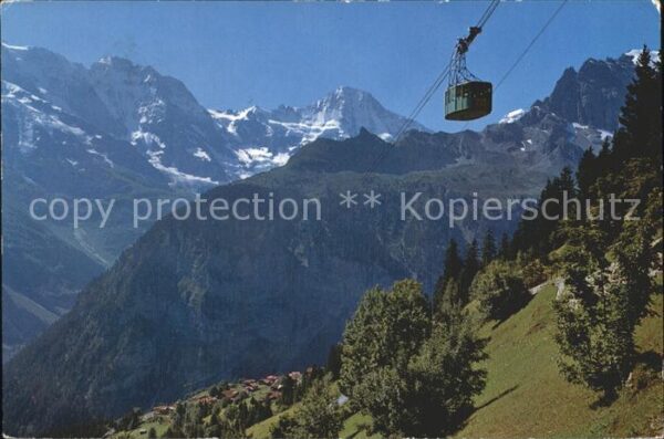 Seilbahn Schilthorn Gimmelwald Grosshorn Breitho