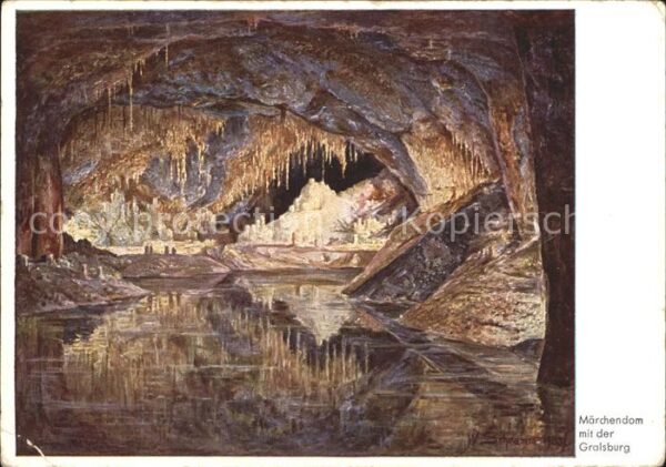 Hoehlen Caves Grottes Feengrotten Saalfeld Märchendom Gralsbu