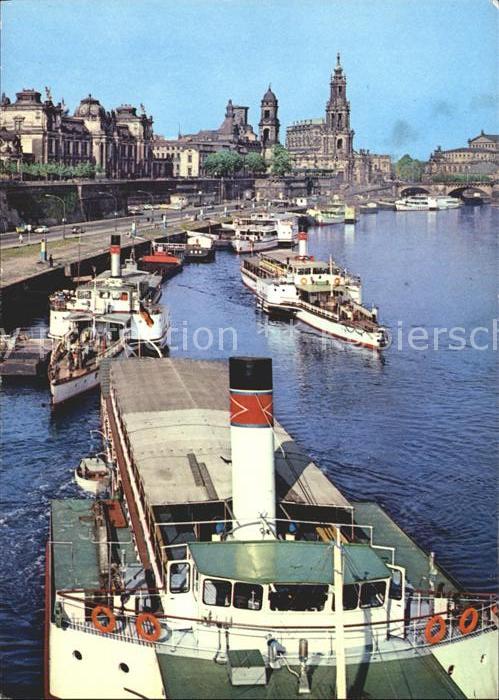 Dampfer Seitenrad Dresden Brühlsche Terrasse