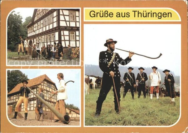 Trachten Thüringen Hirtenbläsergruppe Zella-Mehl