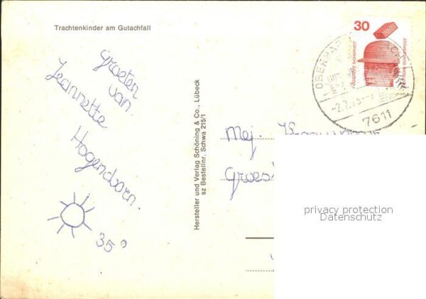 Trachten Schwarzwald Gutachfall Kinder – Bild 2