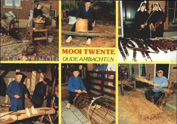 Handwerk Korbflechten Mooi Twente Oude Ambachten