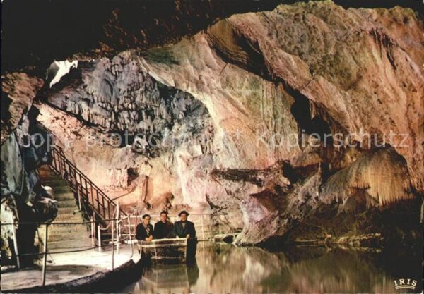 Hoehlen Caves Grottes Remouchamps Embarquement