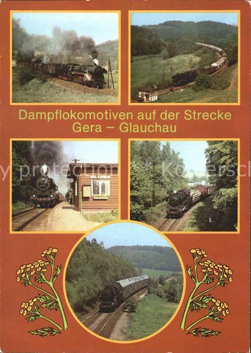 Lokomotive Strecke Gera-Glauchau Haltepunkt Gera-K