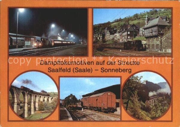 Lokomotive Dampflokomotiven Strecke Saalfeld-Sonne