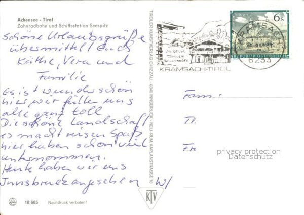 Zahnradbahn Achensee Tirol Schiffsstation Seespitz – Bild 2