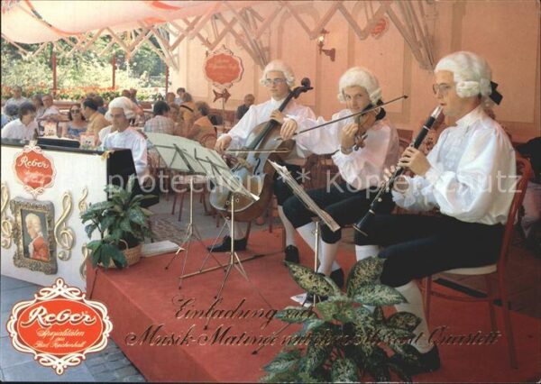 Musikanten Musik-Matinee Mozart Quartett Confiseri