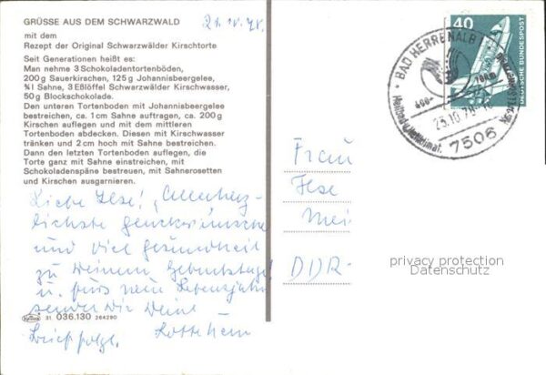 Uhren Kuckucksuhr Rezept Schwarzwälder Kirsch – Bild 2