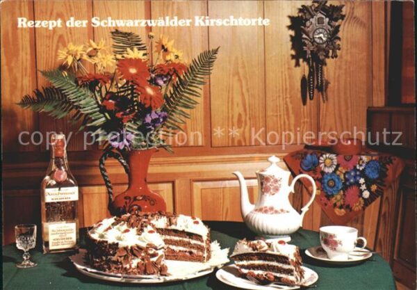 Uhren Kuckucksuhr Rezept Schwarzwälder Kirsch