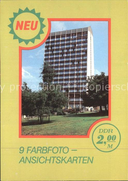 Druckerei Ansichtskartenverlag DDR Werbung