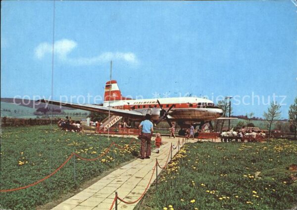 Flugzeuge Zivil Interflug Schauflugzeug IL-14 Cämmerswa