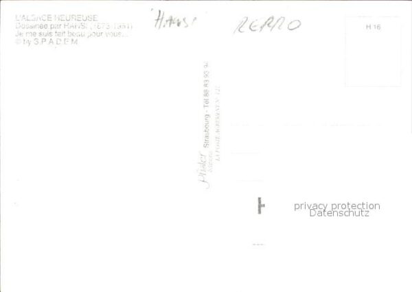 Hansi Alsace Heureuse Repro – Bild 2