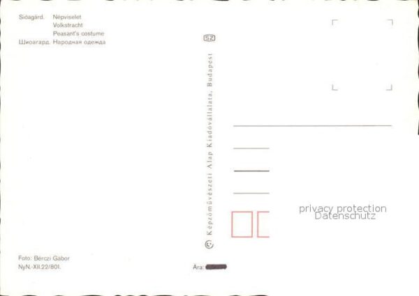 Trachten Ungarn Sioagard Nepviselet – Bild 2