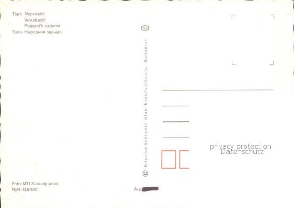 Trachten Ungarn Tape Nepviselet – Bild 2