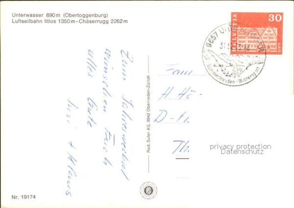 Seilbahn Chäserrugg Iltios Unterwasser – Bild 2