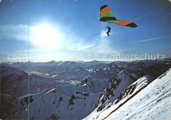Drachenflug Drachenfliegen Alpen